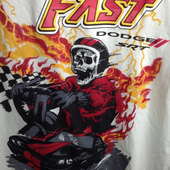 NWT Dodge EX Reason "XL" Limited Edition Collaboration, Cotton, Skull Graphics - Picture 2 of 5